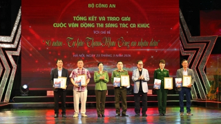 Trao giải Cuộc vận động sáng tác ca khúc về lực lượng Tham mưu CAND