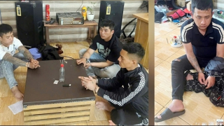 Bắt nhóm đối tượng tổ chức sử dụng ma túy, thu giữ vũ khí nóng