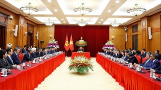 Tổng Bí thư Tô Lâm tiếp lãnh đạo của hơn 40 tập đoàn, doanh nghiệp quốc tế