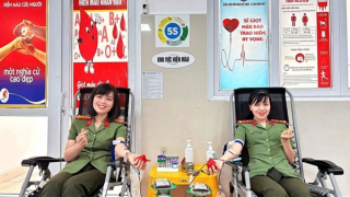 Nữ cán bộ Công an tỉnh Quảng Trị kịp thời hiến máu cứu bệnh nhân nguy kịch