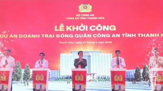 Doanh trại mới Công an tỉnh Thanh Hóa - Bước tiến chiến lược hướng tới hiện đại hóa lực lượng