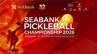 SeABank tổ chức giải Pickleball Championship 2026 gây quỹ học bổng cho trẻ em nghèo
