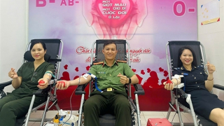 Thiếu tá Công an hiến máu kịp thời cứu sản phụ trong tình huống khẩn cấp