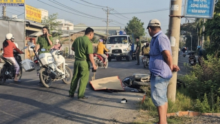 Truy đuổi xe đầu kéo gây tai nạn chết người rồi rời hiện trường