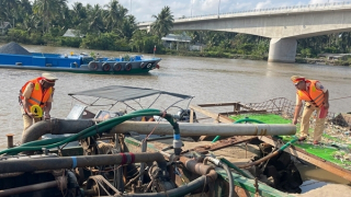 Đồng Tháp: Tăng cường đấu tranh, xử lý tình trạng khai thác, vận chuyển trái phép cát sông
