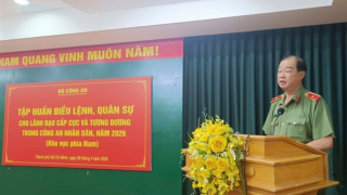 Nâng cao hiệu quả công tác điều lệnh, quân sự, giữ vững kỷ cương, kỷ luật trong CAND