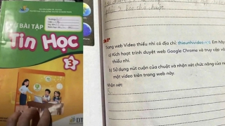 Công an vào cuộc “Vở bài tập Tin học lớp 3” chứa website “đen”