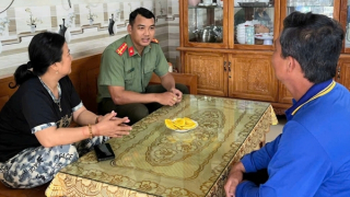 Đại uý Công an xã ở Vĩnh Long chia sẻ kinh nghiệm công tác dân vận