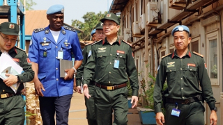 Chung tay duy trì môi trường hoà bình, ổn định, vì hợp tác, phát triển tại Cộng hoà Trung Phi