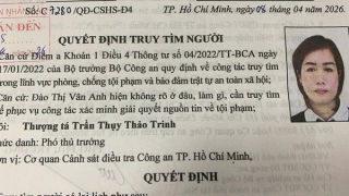 Công an TP Hồ Chí Minh ra quyết định truy tìm người