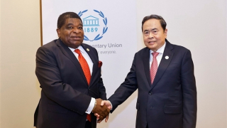 Chủ tịch Quốc hội Trần Thanh Mẫn gặp Tổng Thư ký IPU Martin Chungong và hội kiến Chủ tịch Quốc hội Thổ Nhĩ Kỳ