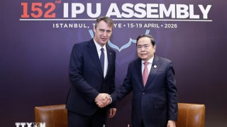 Chủ tịch Quốc hội Trần Thanh Mẫn hội kiến Chủ tịch Thượng viện Bỉ và Chủ tịch Hội đồng Liên bang Nga