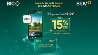 BIC giảm 15% phí bảo hiểm sức khoẻ cao cấp chào mừng ngày thành lập BIDV