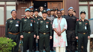 Deputy Minister Pham The Tung visits Head of MINUSCA