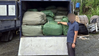 Tạm giữ hơn 2,6 tấn nguyên liệu thuốc lá lậu đang trên đường tiêu thụ