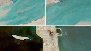 Dầu loang trên vịnh Ba Tư nhìn rõ từ không gian, cảnh báo hệ lụy khó lường