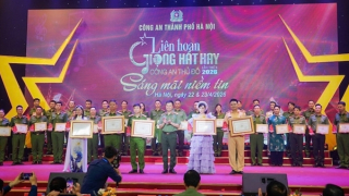Bế mạc Liên hoan giọng hát hay Công an Thủ đô năm 2026