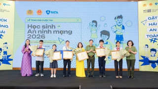 Trao giải cuộc thi “Học sinh với An ninh mạng 2026"