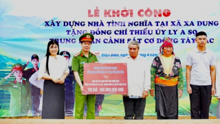 Bộ Tư lệnh Cảnh sát cơ động khởi công nhà tình nghĩa tại Điện Biên