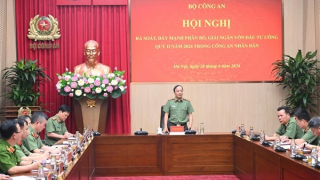 Đẩy mạnh phân bổ, giải ngân vốn đầu tư công Quý II trong Công an nhân dân