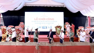 Khởi công xây dựng trụ sở Công an 3 xã biên giới tại Lâm Đồng
