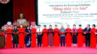 Triển lãm giao lưu mỹ thuật quốc tế tại Phú Thọ: Khơi thông dòng chảy văn hóa