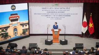 Thủ tướng Takaichi truyền thông điệp về những giá trị chung giữa Việt Nam và Nhật Bản