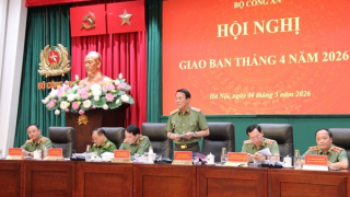 Bộ Công an triển khai nhiệm vụ tháng 5/2026: Giữ vững an ninh, trật tự, đẩy mạnh chuyển đổi số