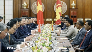 Tổng Bí thư, Chủ tịch nước Tô Lâm hội đàm với Tổng thống Sri Lanka