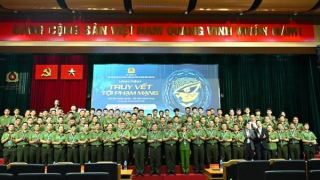 14 đội thi đến từ Công an 8 tỉnh tham dự cuộc thi “Hành trình truy vết tội phạm mạng”