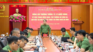 Đột phá để phát triển Học viện Kỹ thuật và Công nghệ an ninh xứng tầm với tên gọi mới