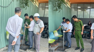 Phát hiện bệnh viện xả nước thải chưa qua xử lý ra môi trường