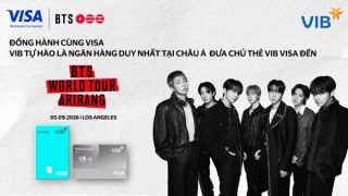 VIB là ngân hàng duy nhất tại châu Á hợp tác cùng Visa, đưa chủ thẻ Việt Nam đến tour diễn được mong chờ nhất