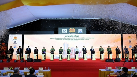 MPS commences housing project for public security officers in Nam Thang Long Urban Area