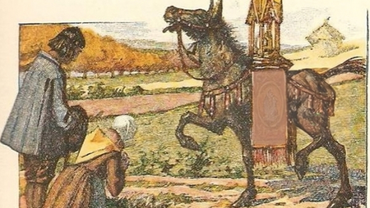 Con lừa bước vào ngụ ngôn!