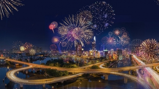 TP Hồ Chí Minh tổ chức bắn pháo hoa tại 6 điểm đón chào năm mới 2026