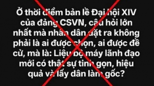 Vạch trần mưu đồ chống phá công tác nhân sự Đại hội Đảng