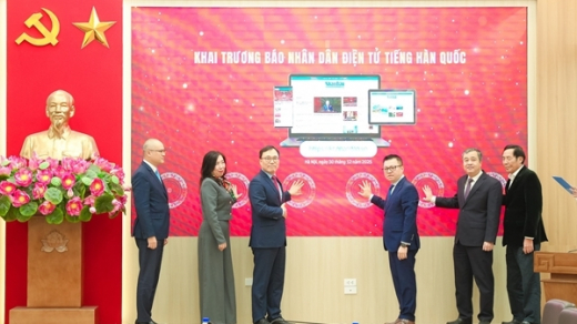 Khai trương Báo Nhân dân điện tử tiếng Hàn Quốc