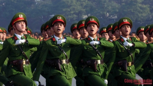 Những khoảnh khắc ấn tượng tại Lễ xuất quân và diễn tập các phương án bảo vệ Đại hội XIV của Đảng