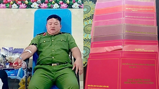 Chiến sĩ Công an 19 lần hiến máu cứu người