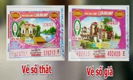 Cảnh báo thủ đoạn lừa đảo đổi vé số trúng thưởng giả