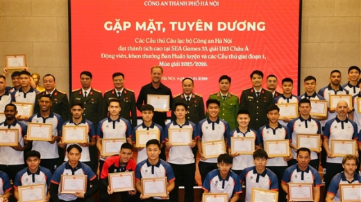 Mỗi trận đấu là nơi thể hiện bản lĩnh và ý chí của lực lượng Công an Thủ đô