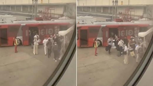 Bị máy bay “bỏ quên” ở đường băng