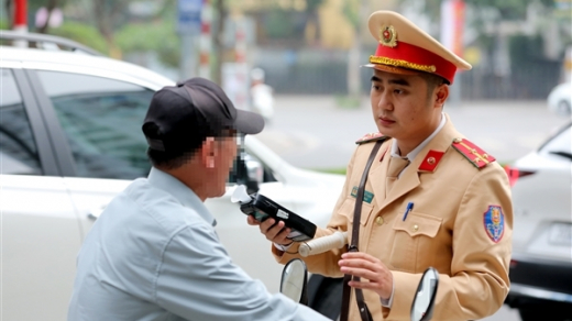 Rượu bia đầu Xuân, nhiều tài xế bị xử phạt nồng độ cồn ngày mùng 1 Tết
