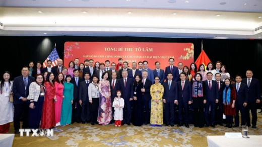 Tổng Bí thư Tô Lâm gặp gỡ bà con cộng đồng người Việt Nam tại Hoa Kỳ