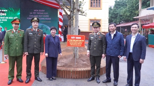 Hưởng ứng phong trào Tết trồng cây, Bộ Công an sẽ trồng trên 3 triệu cây các loại