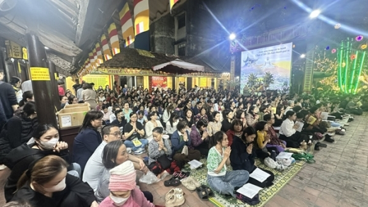 Đảm bảo ANTT để người dân dự lễ cầu an tại chùa Phúc Khánh