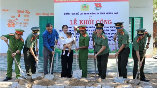 Xây dựng “Ngôi nhà 19/8” tặng chiến sĩ công an mồ côi cha mẹ