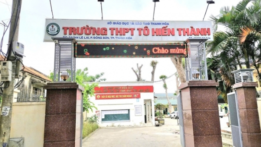 Thanh Hoá: Nhiều vi phạm, khuyến điểm tại Trường THPT Tô Hiến Thành