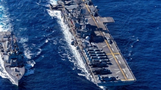 Mỹ điều thêm binh sĩ, tàu đổ bộ cỡ lớn tới áp sát Iran